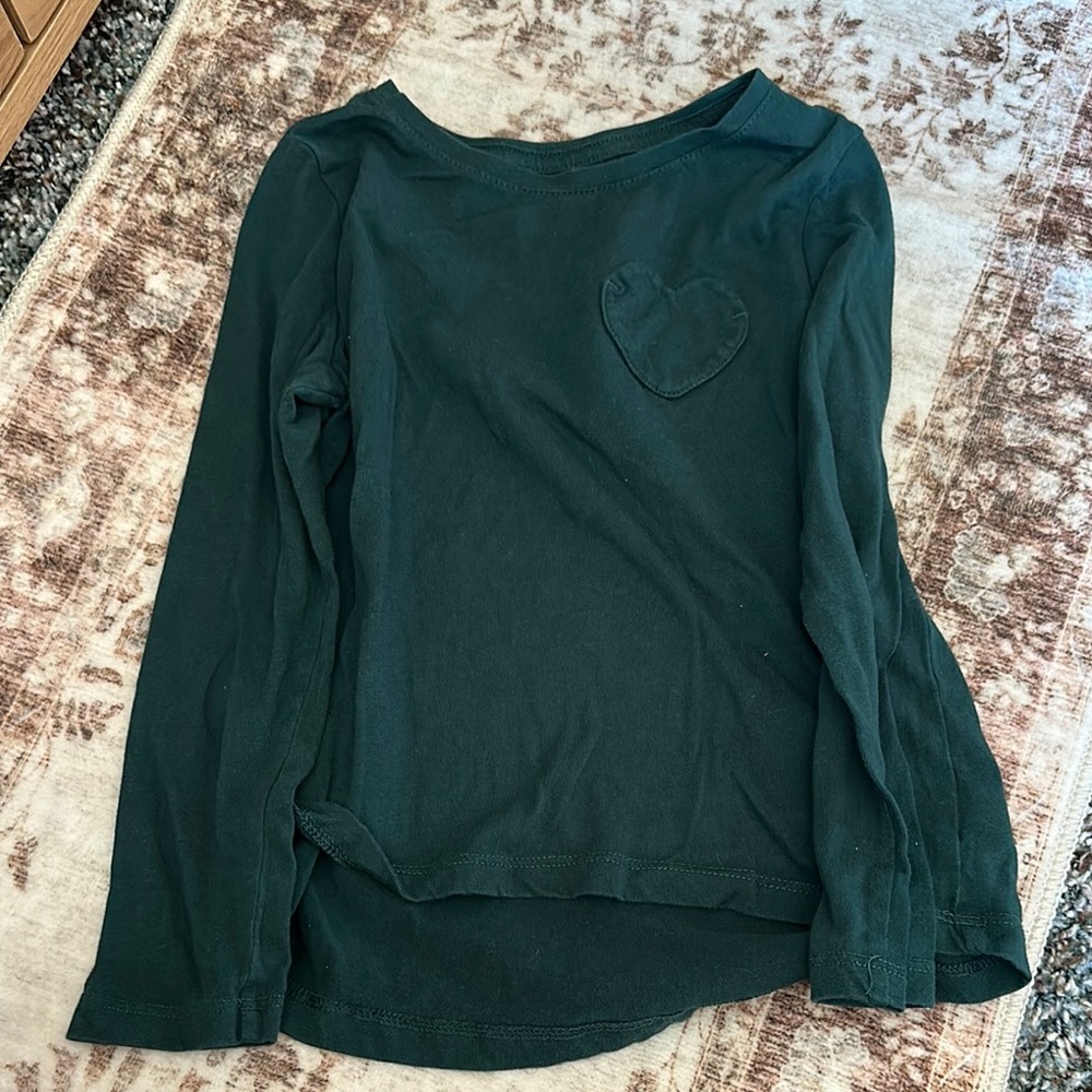 Old Navy Kids Long Sleeve Tee - Dark Green
